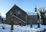 Church in snow